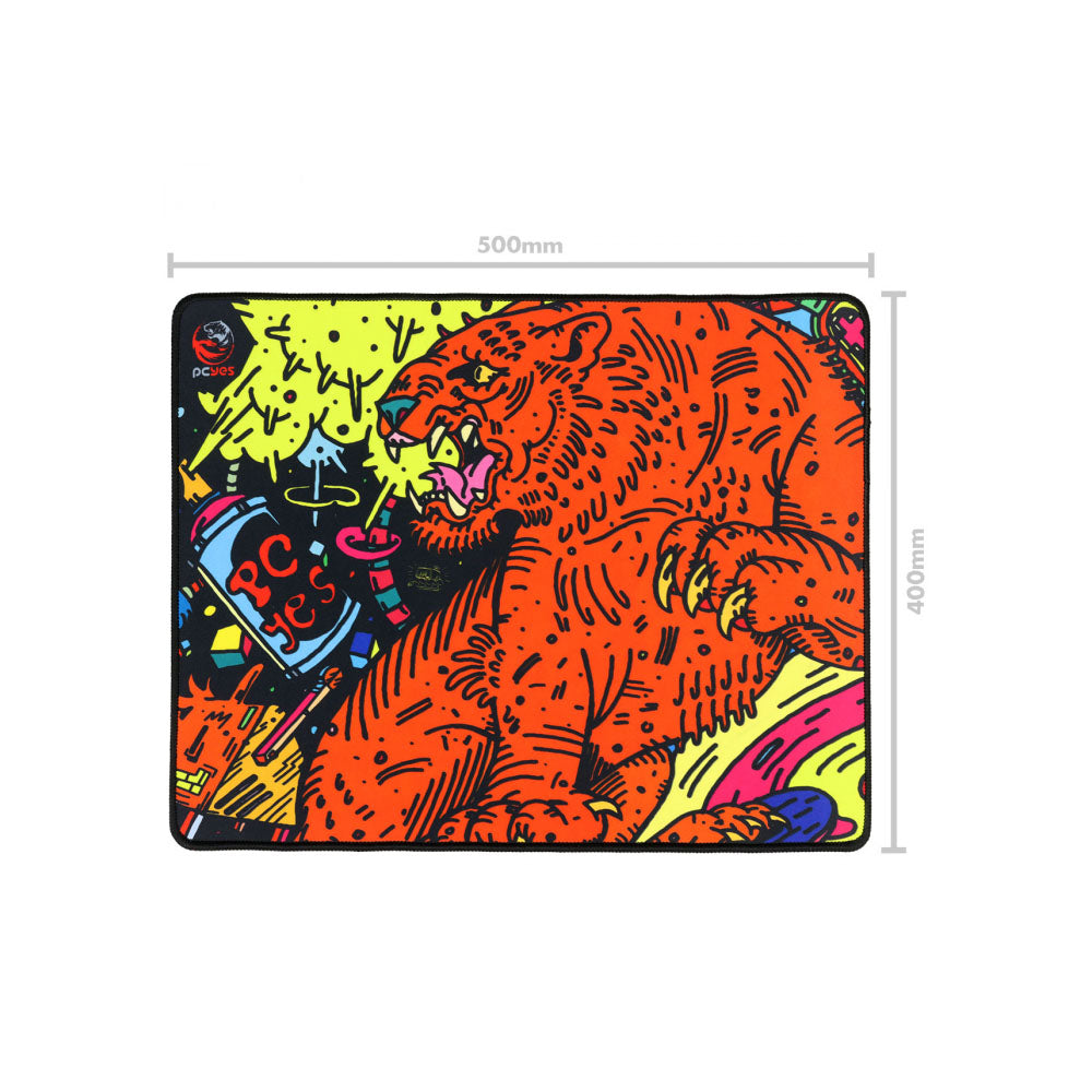 Mousepad Gamer PCYes Tiger Medium 500X400MM - PMT50X40