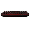 Teclado Gamer Mecanico PCYes Zot Outemu Red Hotswap Led Vermelho Preto - PZOHRDV