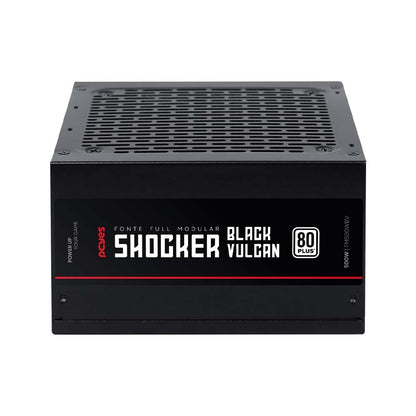 Fonte Real Atx 500w Shocker Full Modular 80 Plus PCYes Pfc Ativo Black Vulcan - FM500WBV
