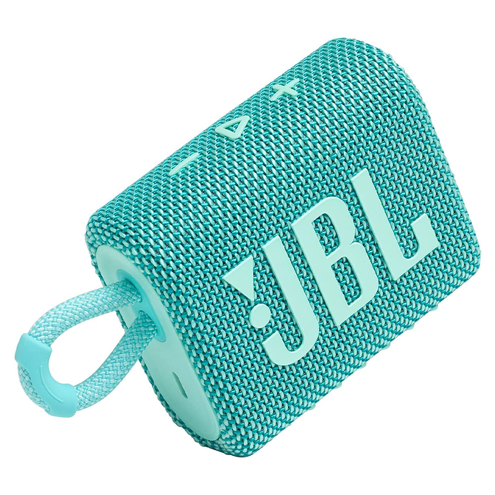 Caixa de Som Portátil Bluetooth JBL GO3 4.2W Verde Azulado