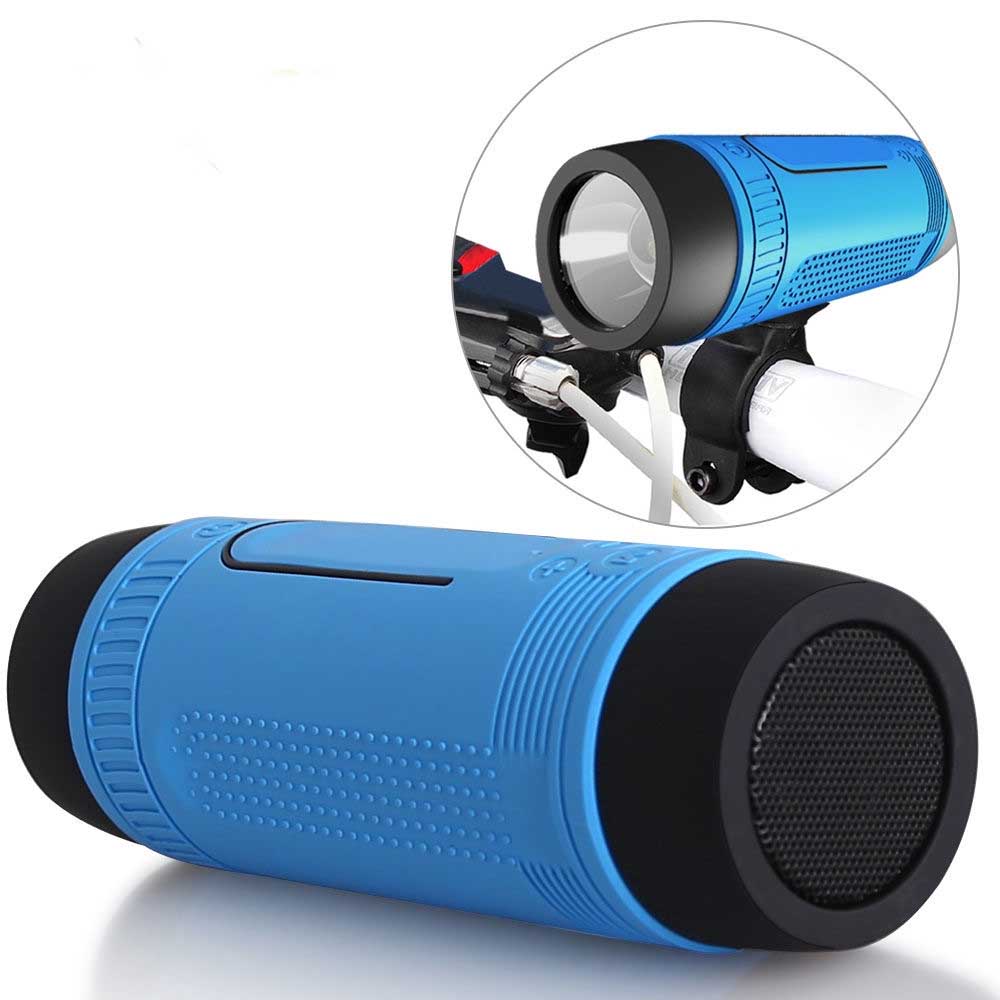 Lanterna para Bicicleta C/ Caixa de Som Sem Fio Bluetooth 1W IP55 Leon - LA36