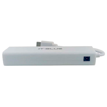 Adaptador USB Tipo C Para RJ-45 + 3 USB 2.0 It Blue - LE-5575