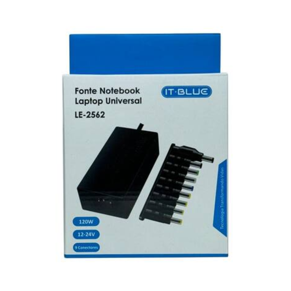 Fonte Para Notebook Universal 120w It-Blue 12-24V - LE-2562
