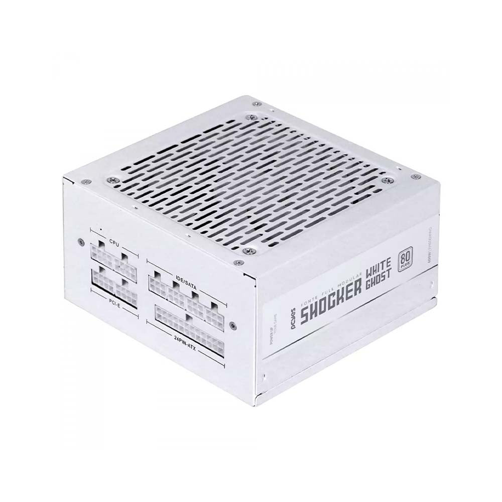Fonte Real Atx 600w Full Modular PCYes 80 Plus Pfc White Ghost Branca - FM600WWG