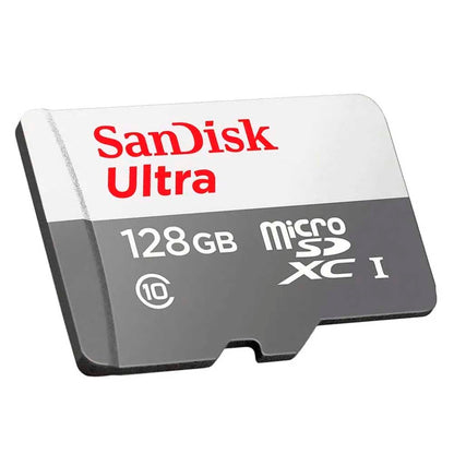 Cartão De Memória 128gb Micro Sd Card Cl10 Sandisk Ultra - Sdsqunr-128g-gn3ma Truedata