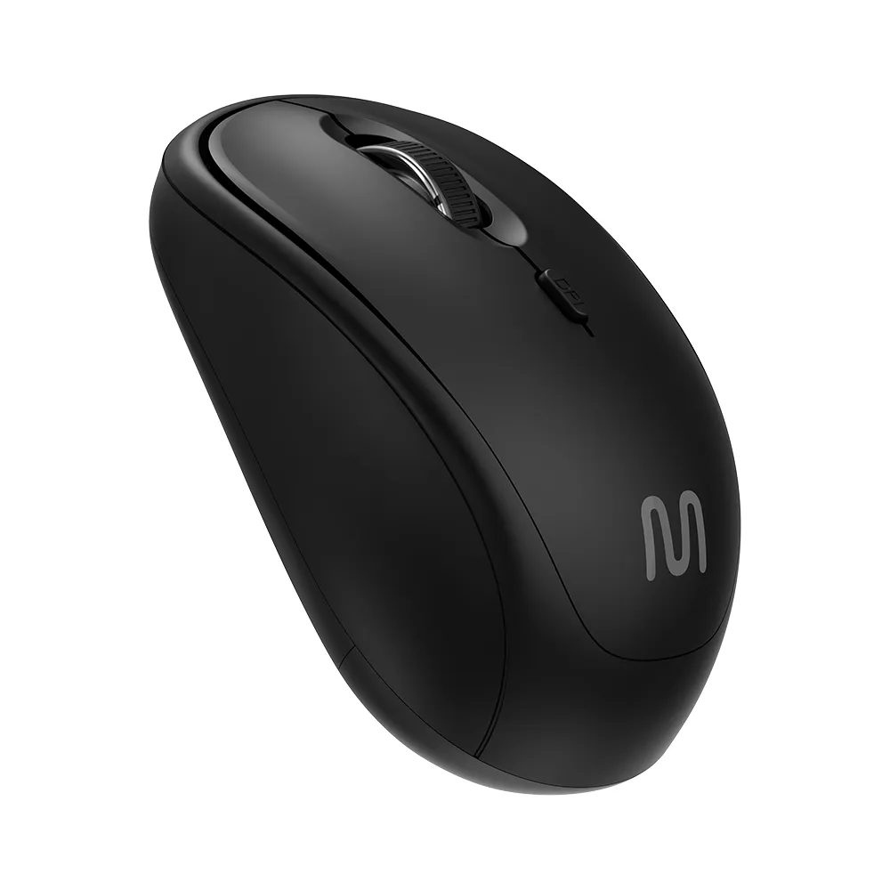 Mouse Sem Fio Bluetooth 5.0 Clique Silencioso Multi 1600dpi Preto - MO350