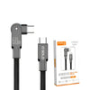 Cabo Usb Tipo C P/ Tipo C Dobrável Kirsite PD 60W 1.2mts aGold - CB91