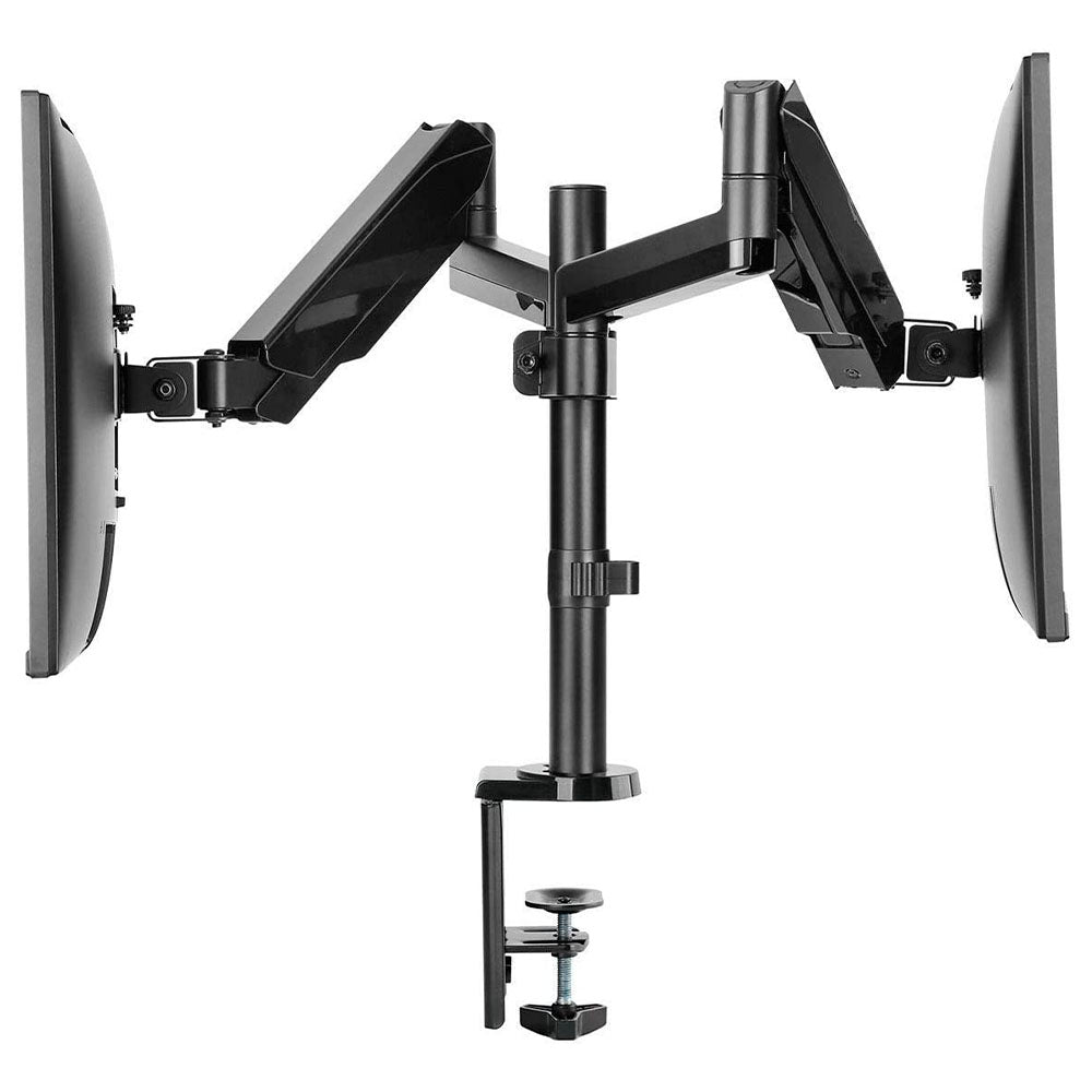 Suporte de Mesa para Dois Monitores PCYes 17" a 32" Vesa 100x100 - PLMSM02B
