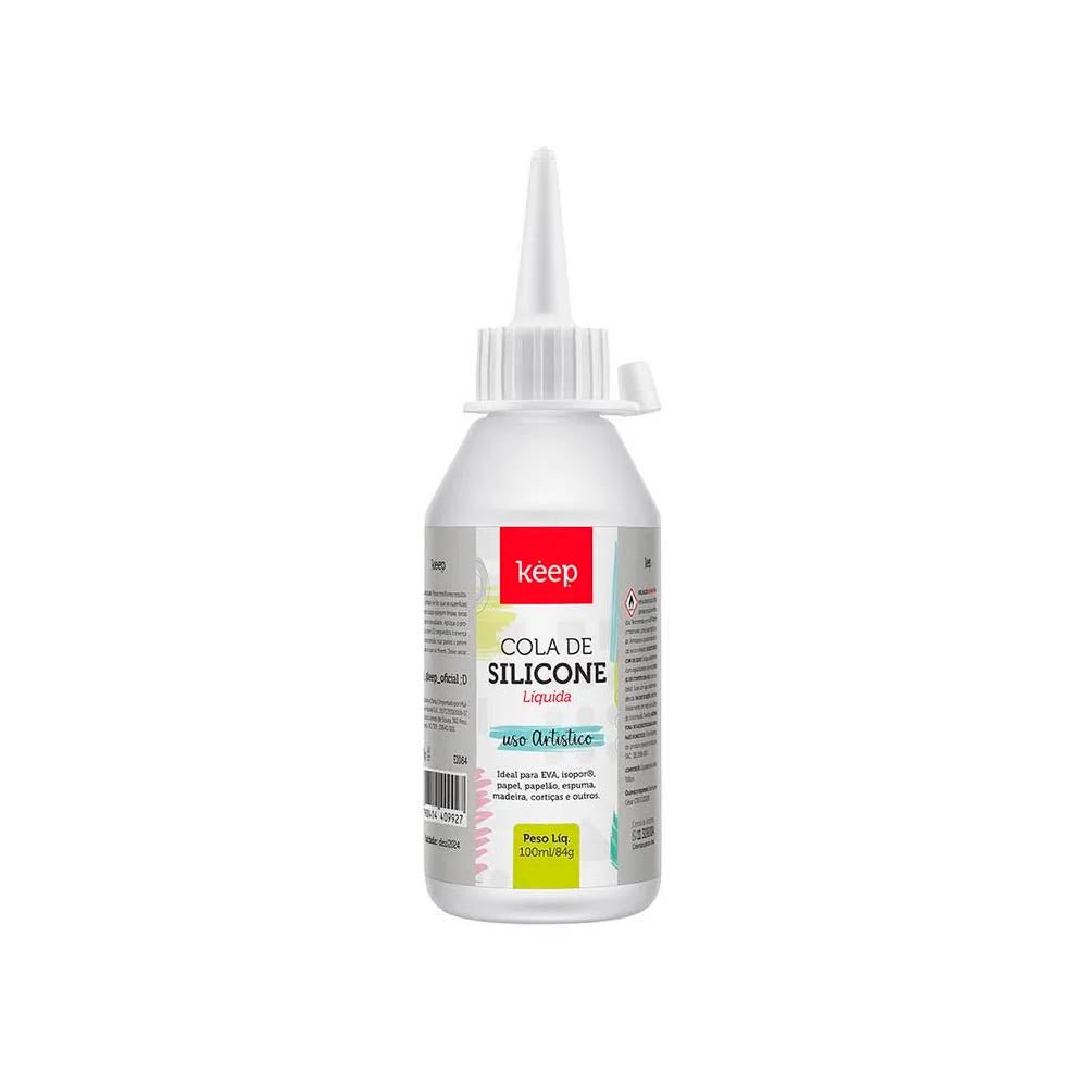 Cola de Silicone Liquida 100ml Keep - EI084 - Truedata