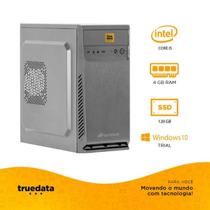 Computador Desktop Truedata Intel Core I5 - 2400 2.5ghz 4gb Ssd 120gb C/ Fonte Real 350w - Truedata