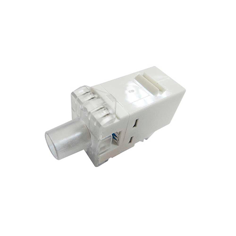 Conector Femea Keystone Rj45 Cat6 Seccon - WT - 2002 - Truedata