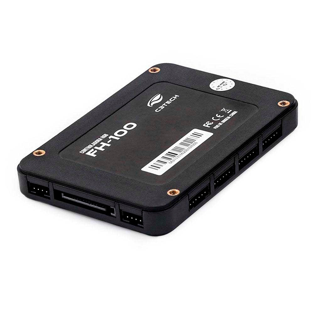 Controlador de Fan ARGB C3Tech C/ Controle Remoto - FH - 100BK - Truedata