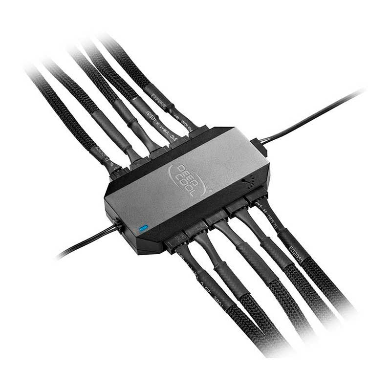 Controlador de Fan Deepcool FH - 10 PWM 10x 4 Pinos - DP - F10PWM - HUB - Truedata