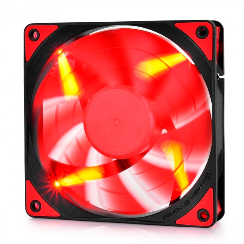 Cooler Fan para Gabinete Deepcool Led 120x25mm Red - TF120 - Truedata