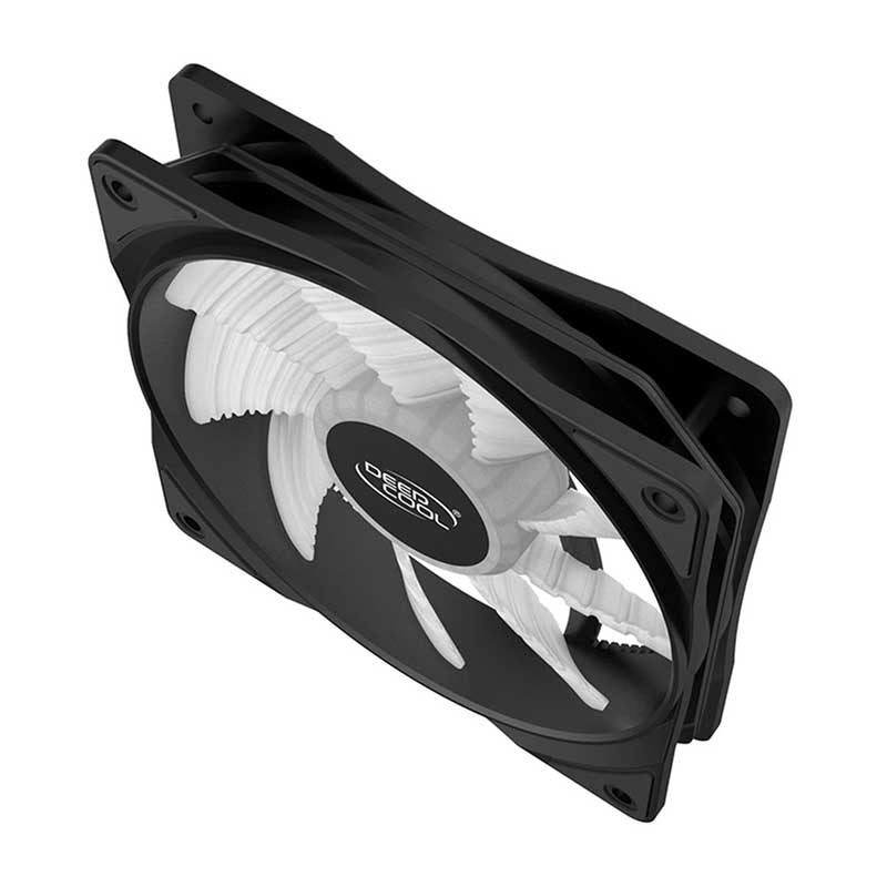 Cooler Fan para Gabinete Deepcool RF120W Led Branco 120mm - DP - FLED - RF120 - WH - Truedata