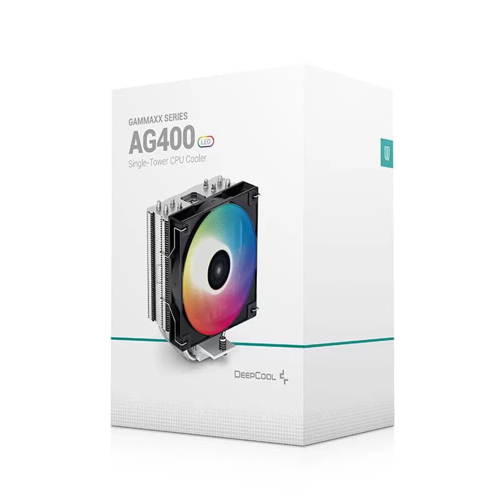 Cooler Para Processador Intel/AMD DeepCool Gammaxx AG400 120mm Preto - R - AG400 - BKLNMC - G - 1 - Truedata