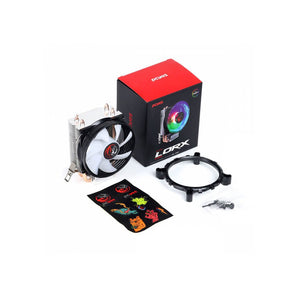 Cooler Para Processador Intel/AMD PCYes Lorx Rainbow 95W 92mm - ACLX92RB - Truedata