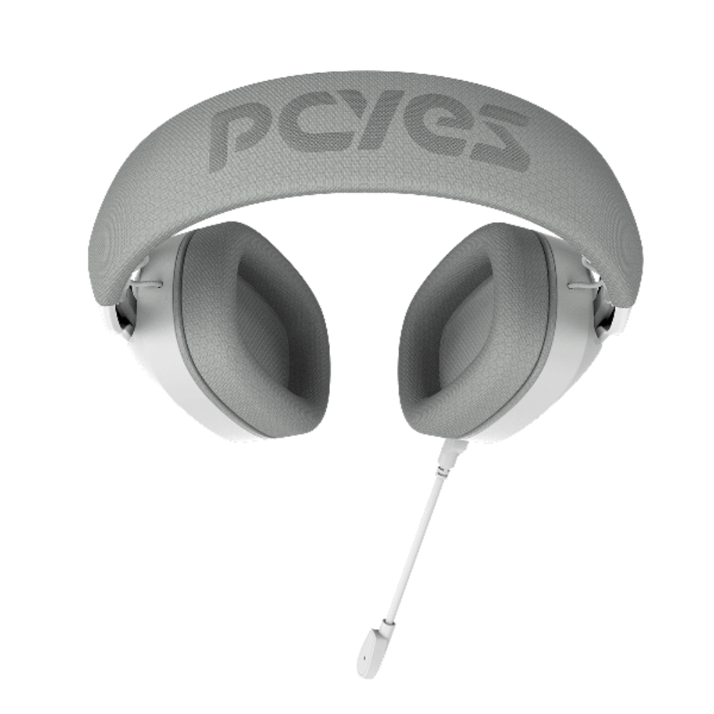 Headset Gamer PCYes Nowy White Ghost Usb Surround Rgb C/ Mic Destacável Branco - HGNW40WG