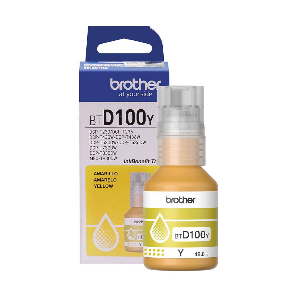 Refil De Tinta Brother 5K Amarelo - BTD100Y Truedata