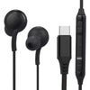 Fone De Ouvido Intra-Auricular Com Fio Tipo C aGOLD Preto - FN-A61
