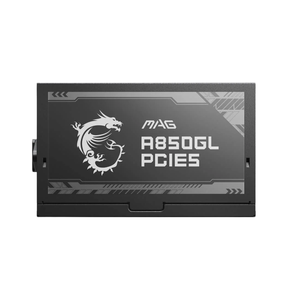 Fonte Real Modular Atx 850W MSI Mag A850GL 80 Plus Gold Preta - 306-7ZP8A39-CE0