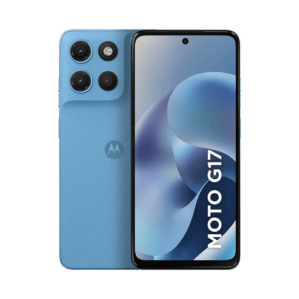 Smartphone Motorola Moto G17 4G 128Gb Octa-Core 4gb Ram Android 15 Azul Claro -  XT2623-1