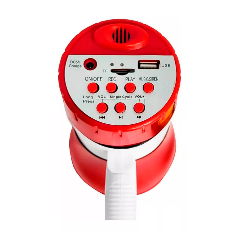 Megafone C/ Gravação de Alta Definição 20W Tomate - MLB-001