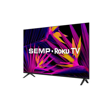 Smart TV Led Semp 32" R6610 HD Wi-fi Dual Band USB HDMI Roku TV Bivolt Preta - 67575