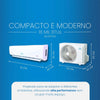 Ar-Condicionado Split Pop Inverter 18.000 BTUs Frio Classe A Techfrio 220V