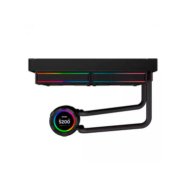 Water Cooler PCYes Vision 2 Fans 240mm Tela LCD 2,1'' (Intel/AMD) Black Vulcan - Vs240Bv