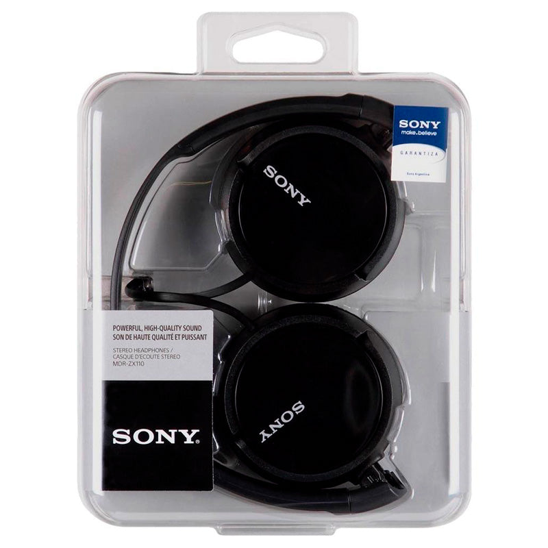 Fone de Ouvido Headphone P2 Sony Preto - MDR-ZX110