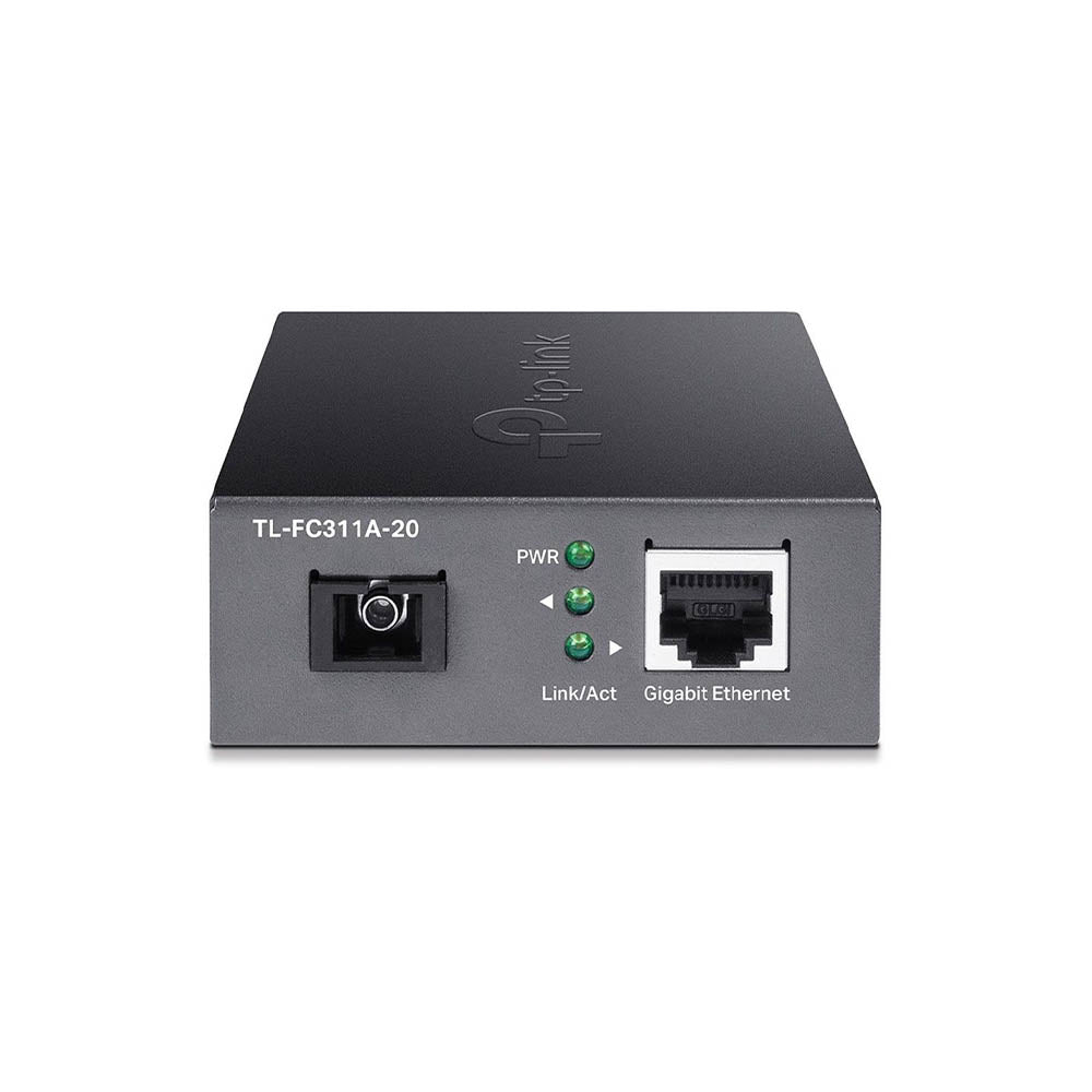 Conversor de Midia WDM Tp-Link Gigabit Monomodo - TL-FC311A-20 Truedata