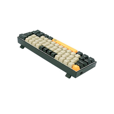 Teclado Gamer Mecânico Redragon Lakshmi Sunrise Led Branco Switch Marrom - K606-OG GY BK (PT-BR)