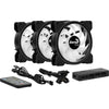 Kit 3 Coolers Fan para Gabinete Saturn 12 Pro ARGB C/ Controladora e Controle Remoto Aerocool - 73853