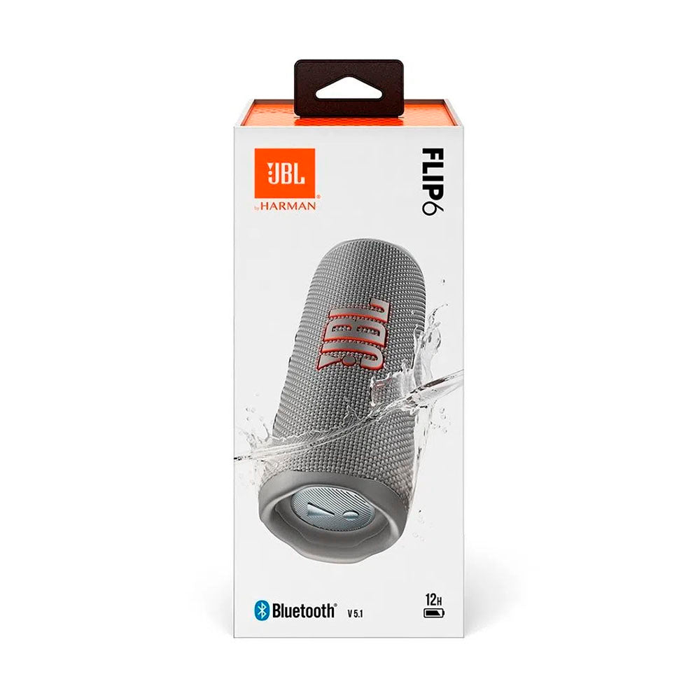 Caixa de Som Portátil Bluetooth JBL Flip 6 20W Cinza