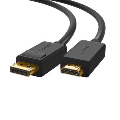 Cabo Displayport Macho P/ Hdmi Macho Ugreen 1mt Preto - DP101