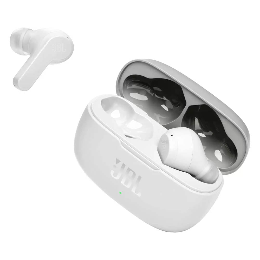 Fone De Ouvido Bluetooth JBL Intra Auricular Wave 200 TWS IPX2 Branco
