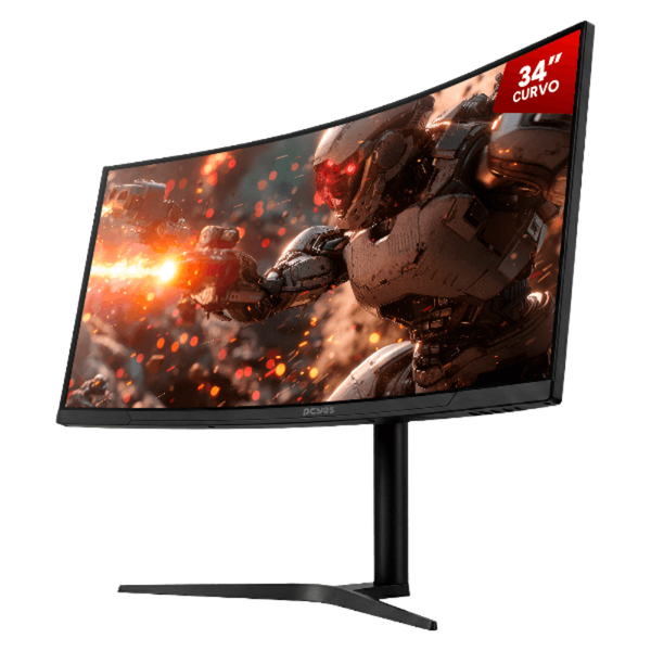 Monitor Gamer Curvo Led 34 Pols PCYes Z-Max Z34C  WQHD 165Hz 1Ms Hdmi Displayport Preto -  PMGZ34C165BV