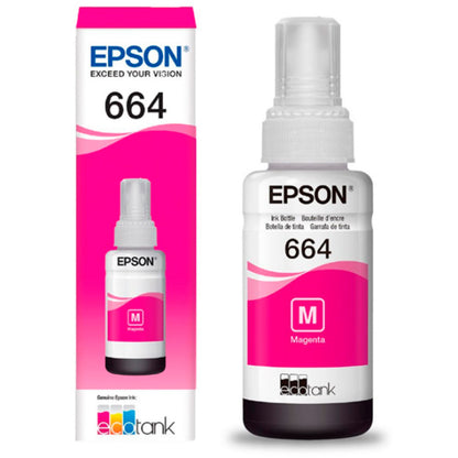 Refil De Tinta Epson T664320 70ml - Magenta - P/ L110 L120 L200 L395 L1300