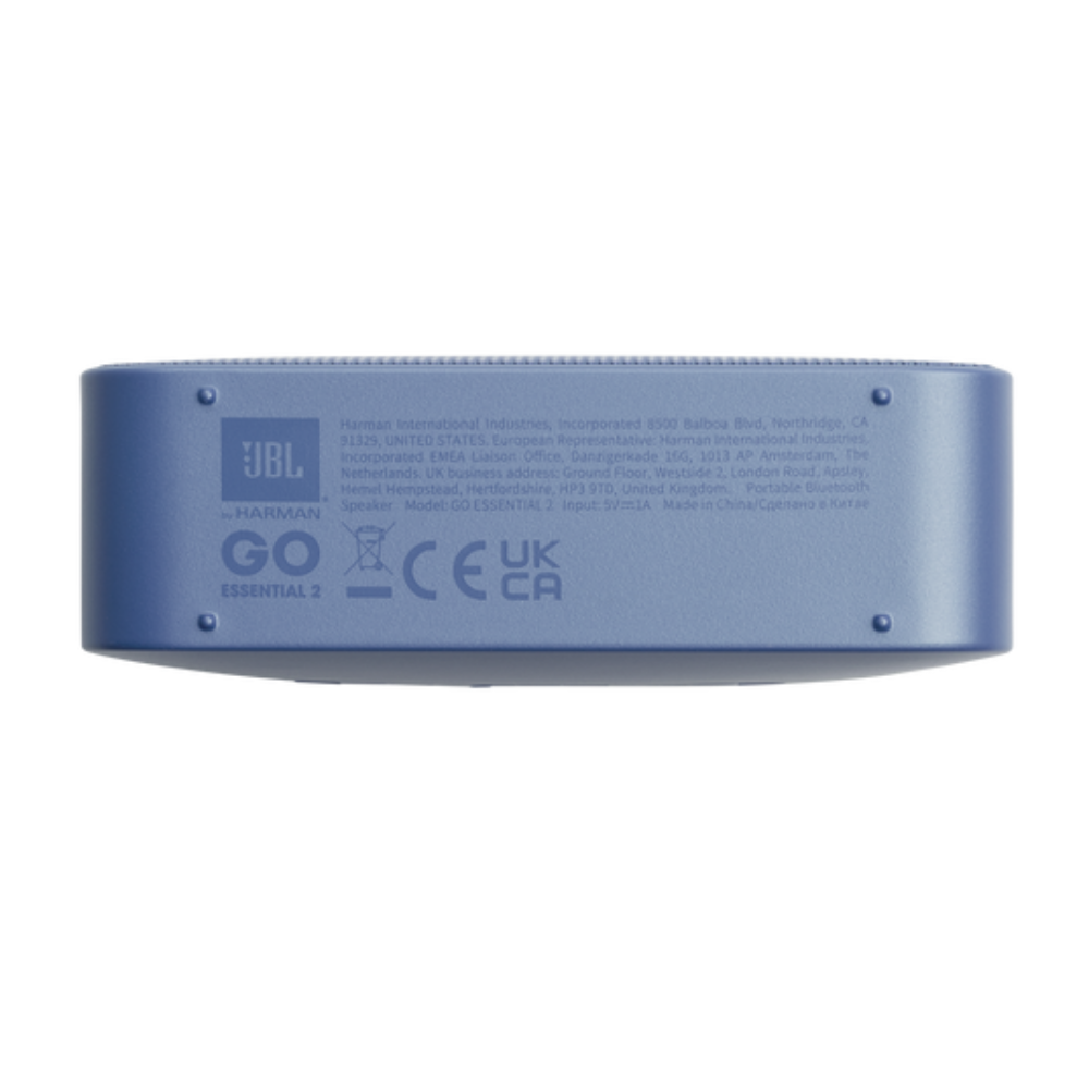 Caixa de Som Portátil Bluetooth JBL GO Essential 2 3.1W Azul - JBLGOES2BLUEU