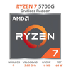 Processador AMD Ryzen 7 5700G 3.8ghz 16mb Lga AM4 - 100100000263BOX