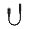 Cabo Adaptador Usb Tipo C Macho para P3 Fêmea PCYes 15cm Preto - P3UCP-15P
