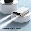 Carregador Portátil Power Bank AGold 10000Mah 3.1A Usb Tipo C e Lighting Preto C/ Display - BTE-18A