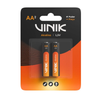Pilha Alcalina AA Vinik Cartela C/2 Pilhas - VP2AB2A