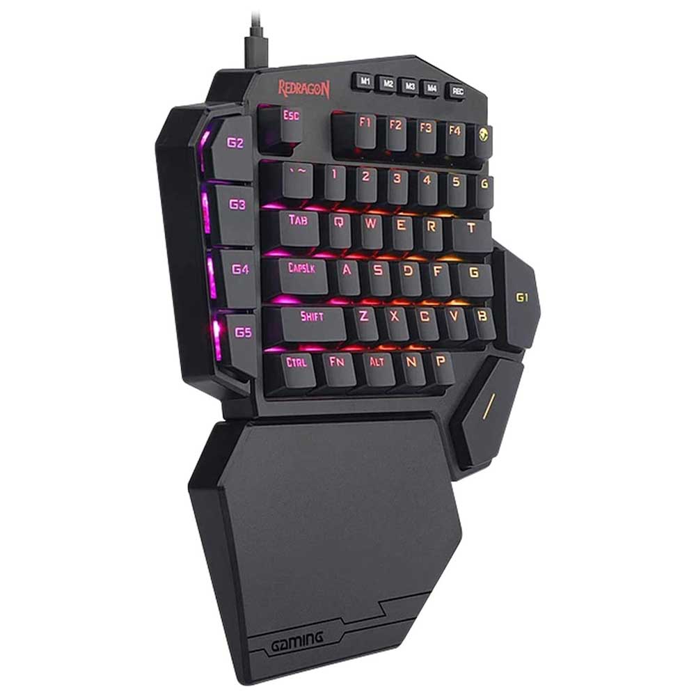 Mini Teclado Gamer Mecanico Redragon Ida Diti RGB Preto - K585RGB