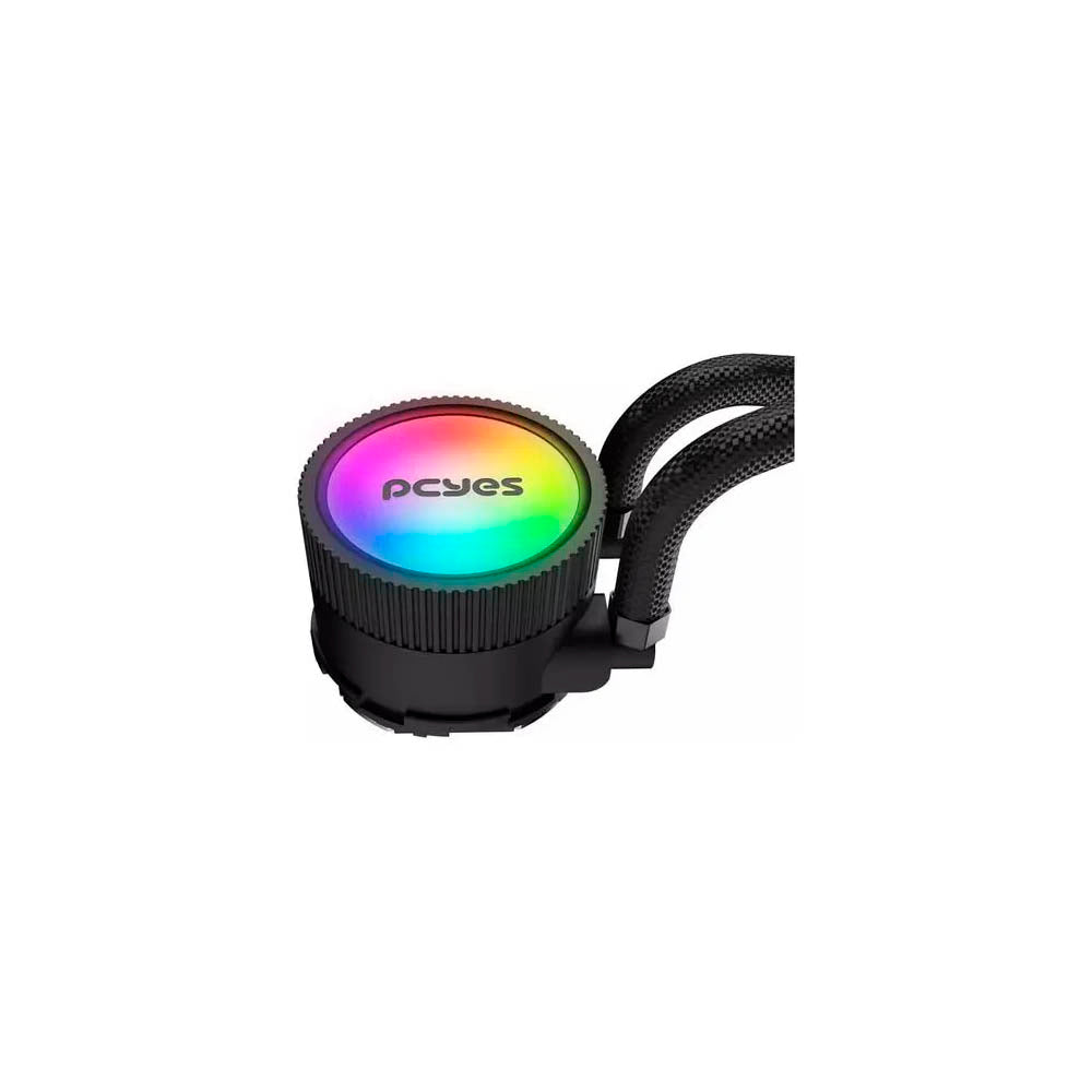 Water Cooler PCYes Sangue Frio 3 Single Fan 120mm ARGB TDP 200W (Intel/AMD) Preto - ARGBSF3120BR