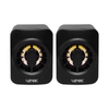 Caixa de Som Gamer 2.0 Vinik Eclipse 6W Led Rainbow USB 5V P2 3,5mm- VSPKG6WEC