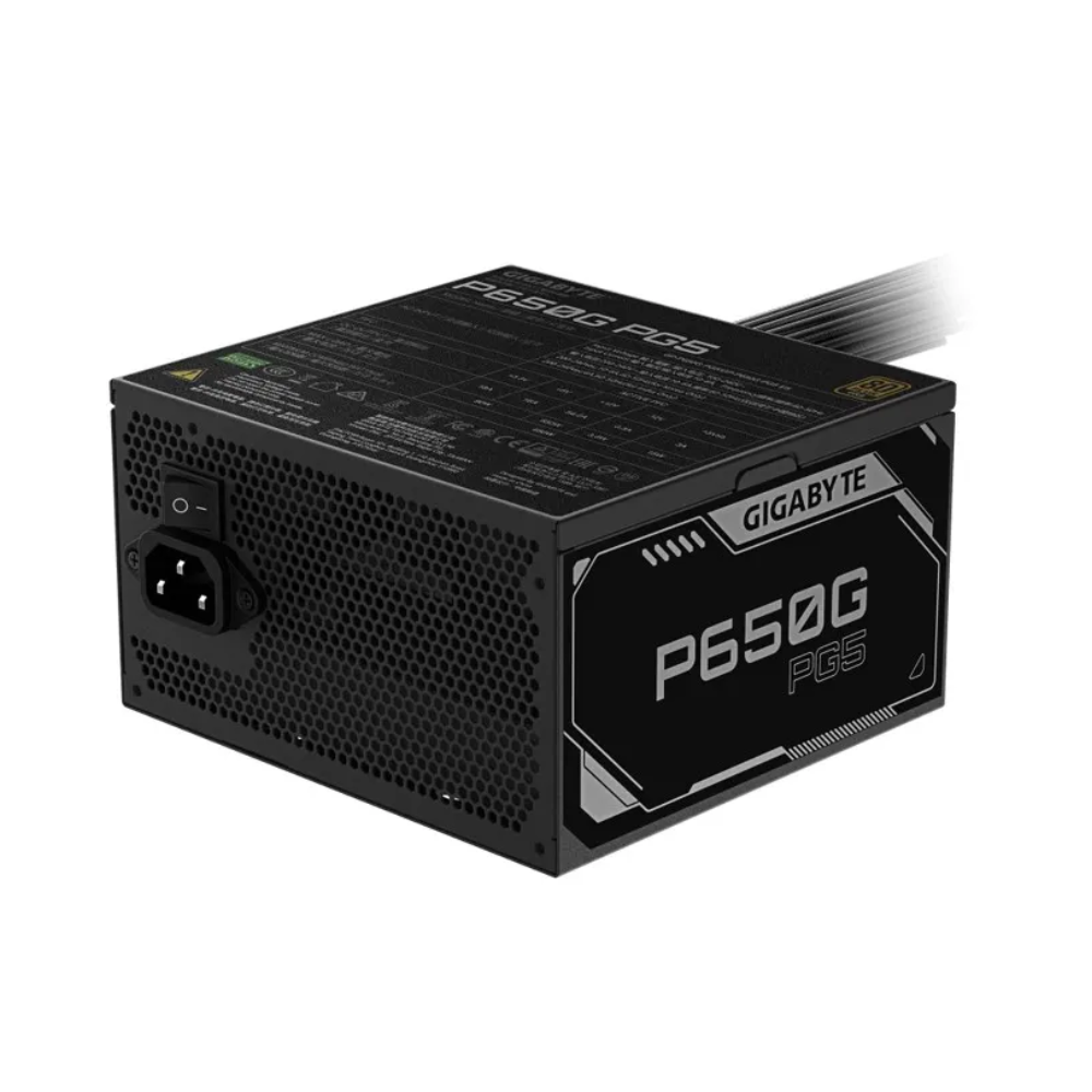 Fonte Gigabyte ATX 650W 80 Plus Gold Preta - GP-P650G