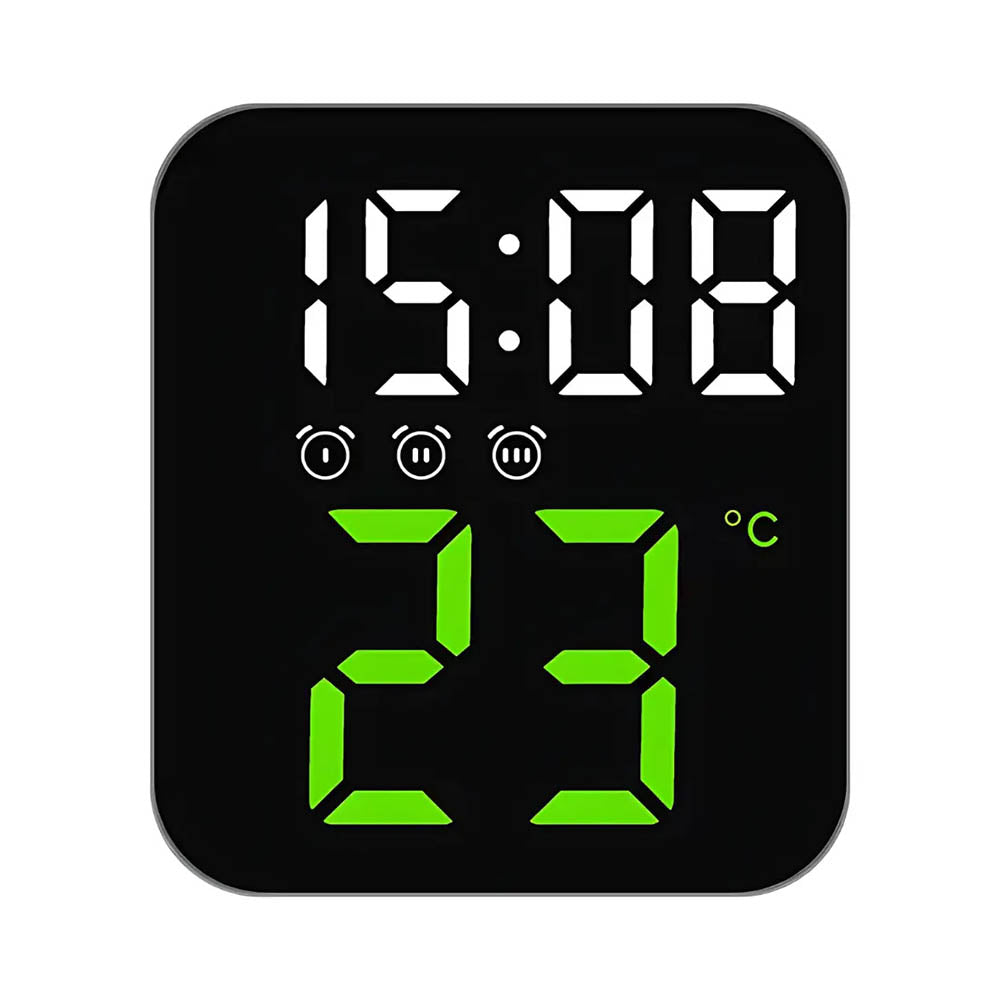 Relogio De Parede  Led Digital Hora Calendário Temperatura Oasis - OIH-6233