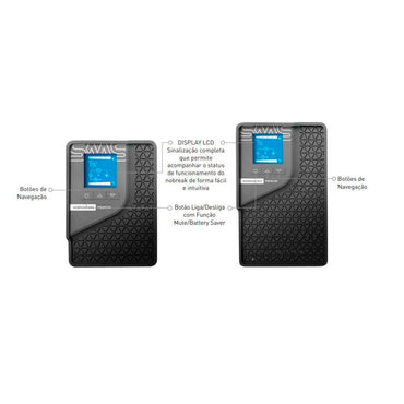 Nobreak 1500va Sms Premium Senoidal Wifi Usb E - Bivolt Auto S - Bivolt Manual - Pn 29501